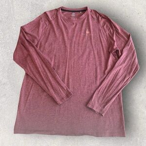 Tasc Shirt Mens Medium Performance Bamboo Stretch Long Sleeves Organic Tee